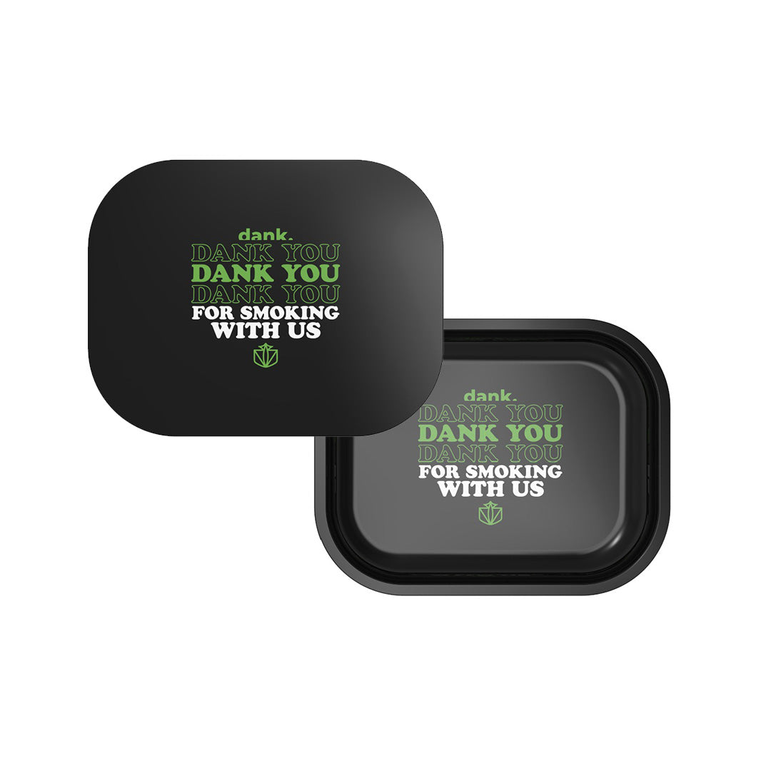 DANK ROLLING TRAY WITH MAGNETIC LID